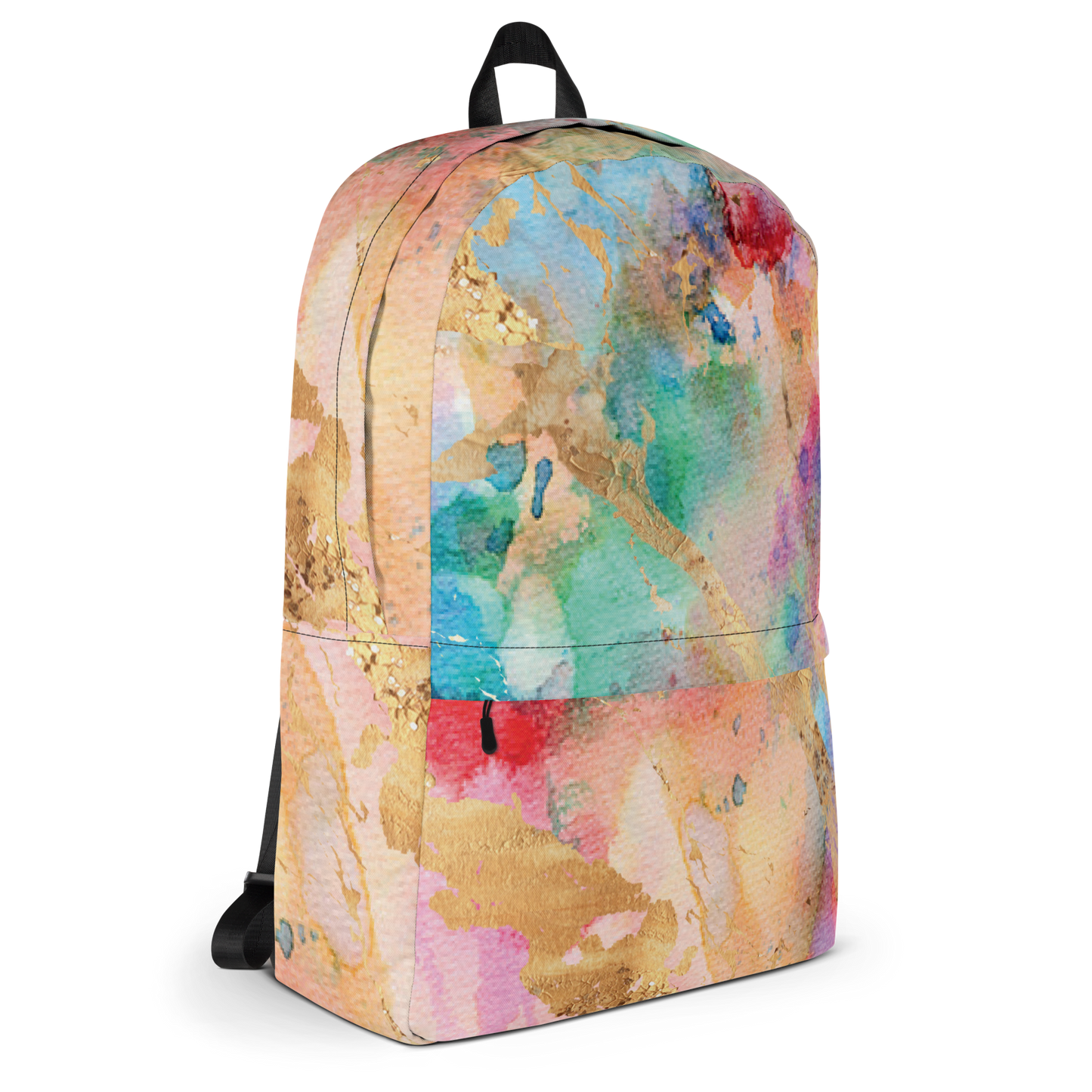 Watercolor & Gold Foil Backpack